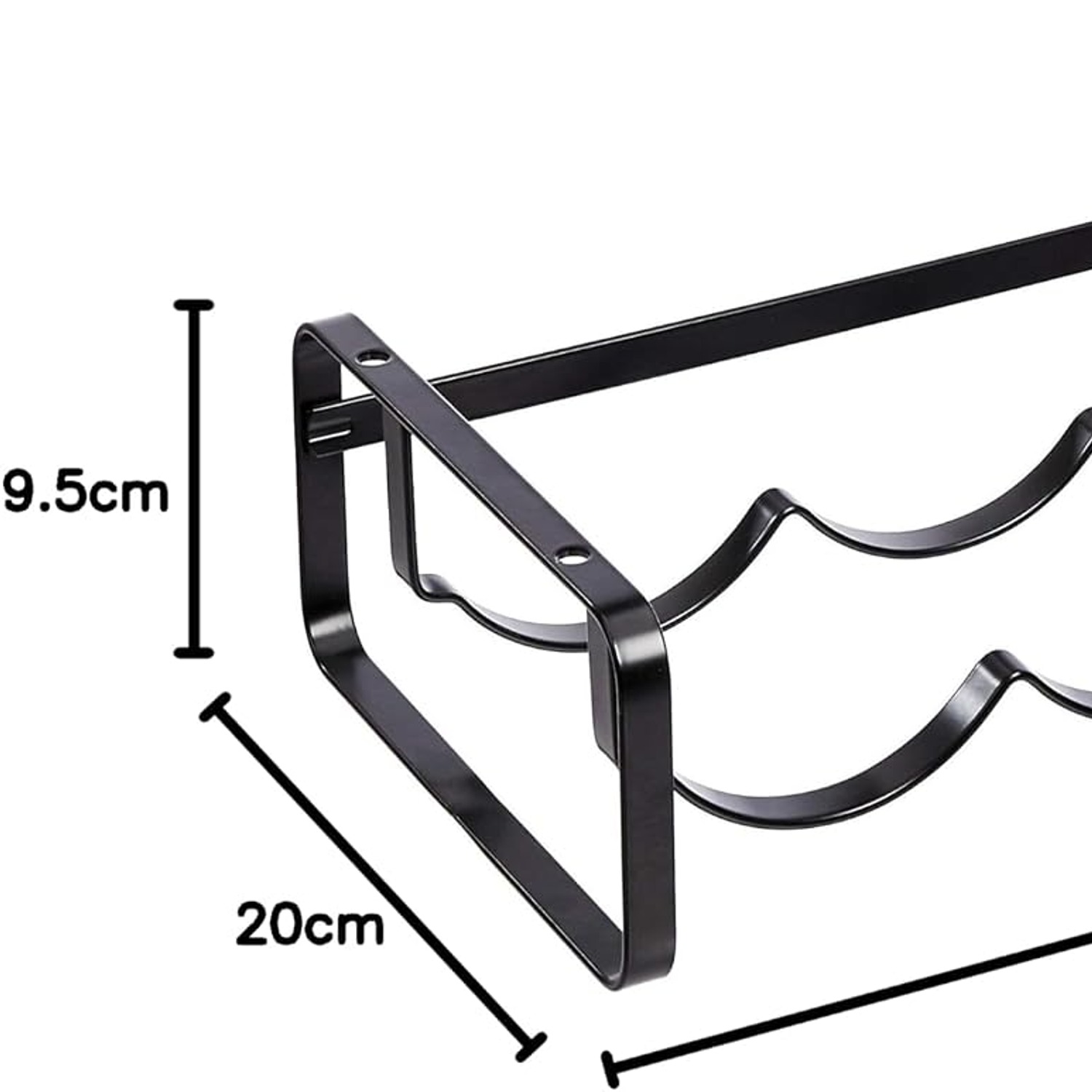 Stackable Metal Wine Rack (4 Bottle)