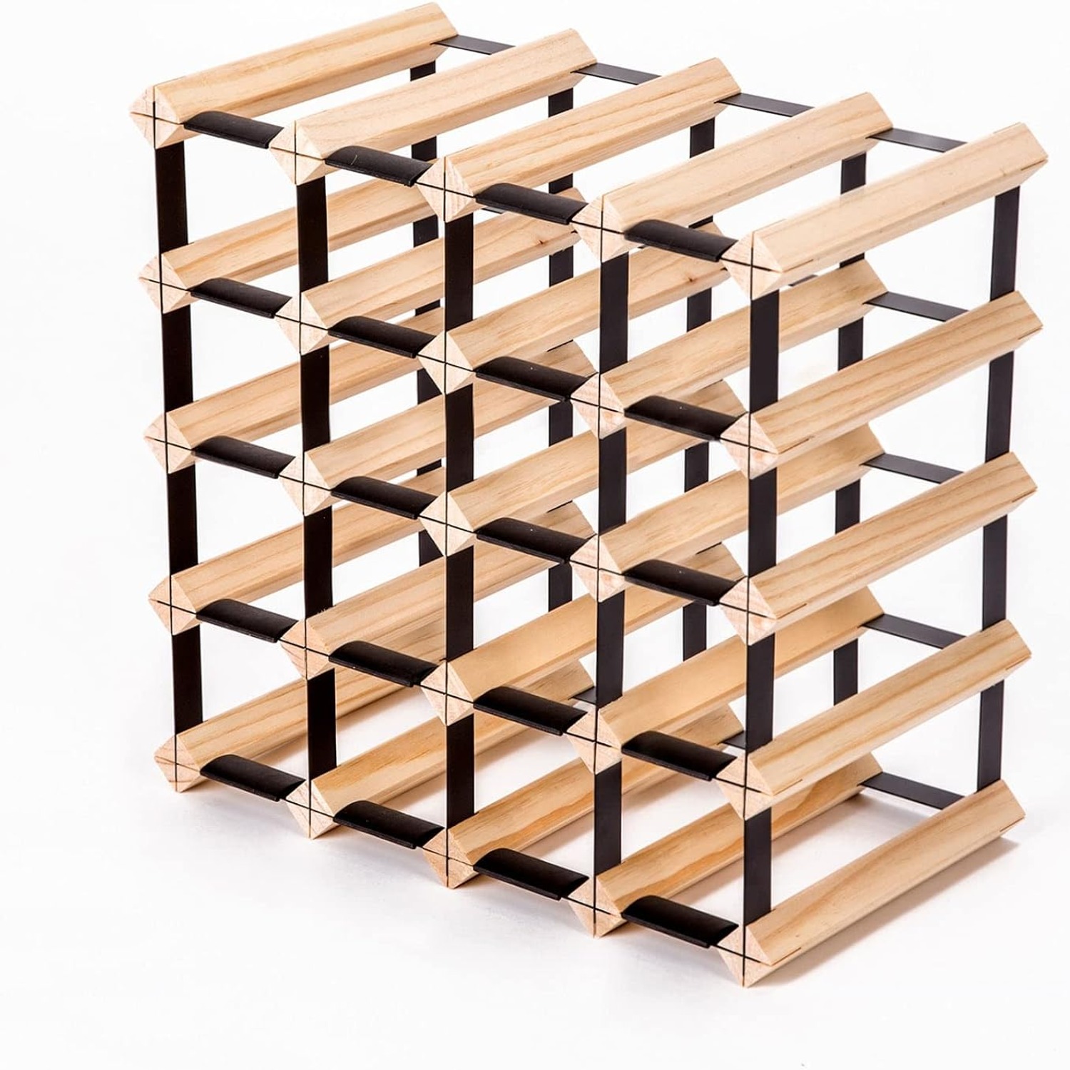 Home Ready Timber Wine Rack 20 Bottle