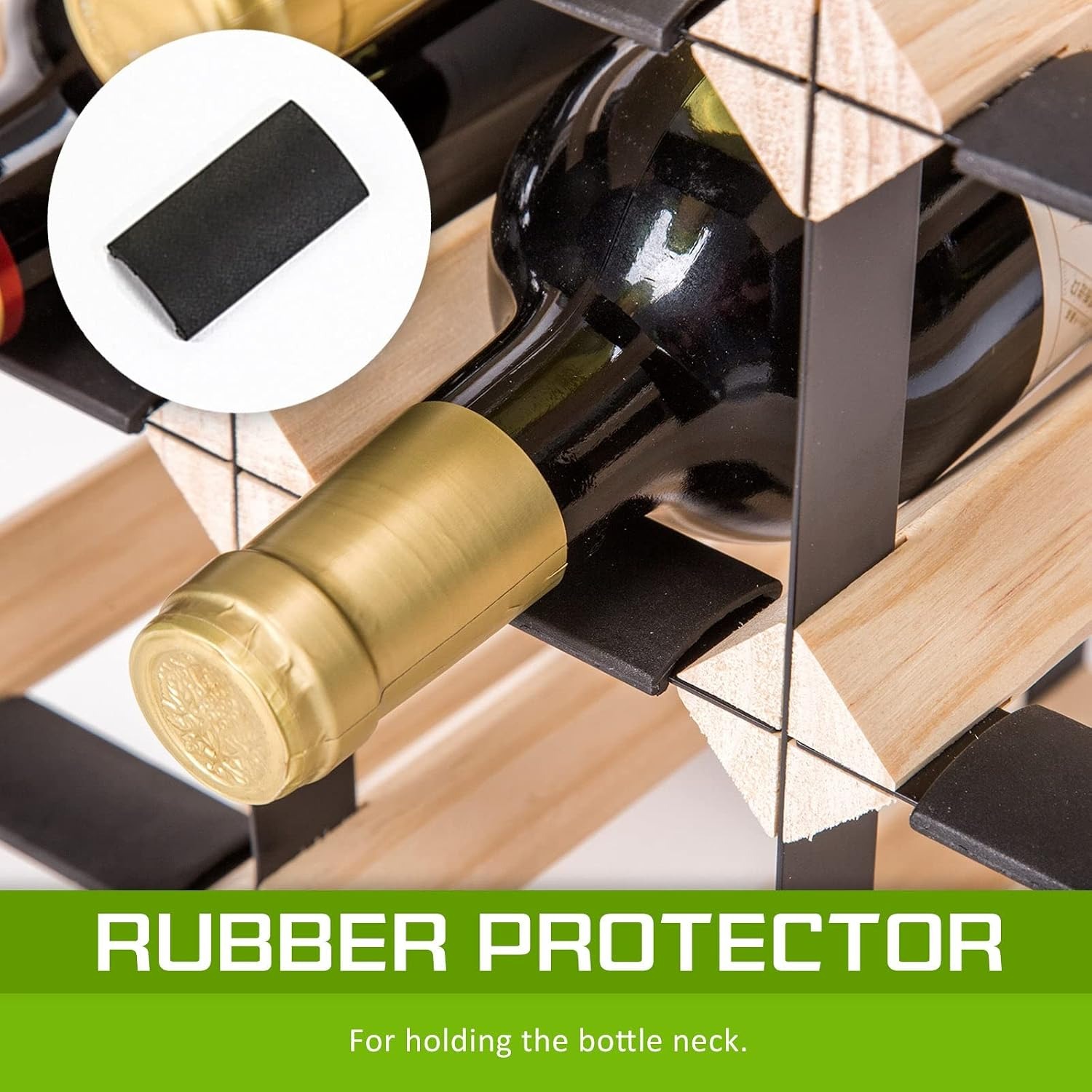 Home Ready Timber Wine Rack 20 Bottle: image 10