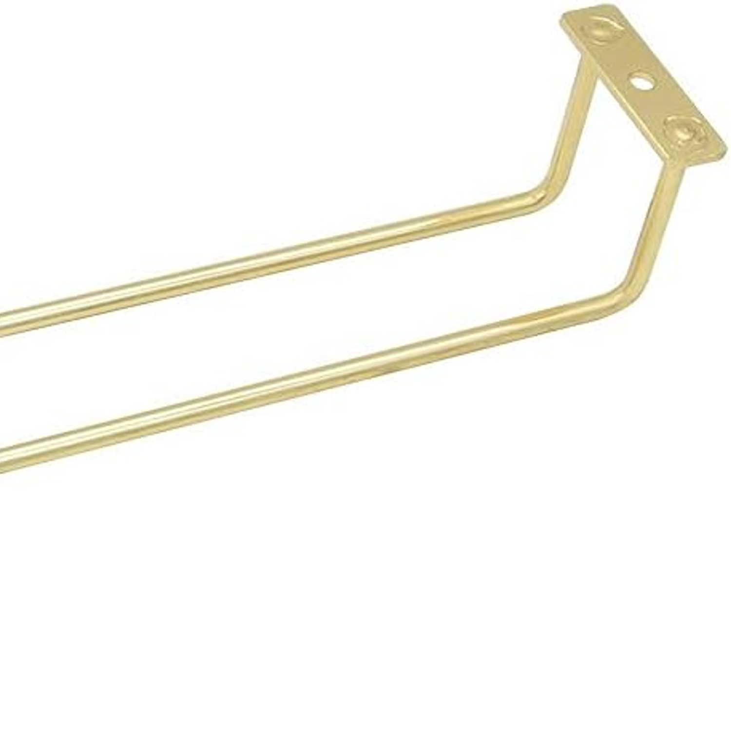 Gold Wine Glass Rack 30cm, Under-Cabinet Stemware Holder, 3 Pack: image 3