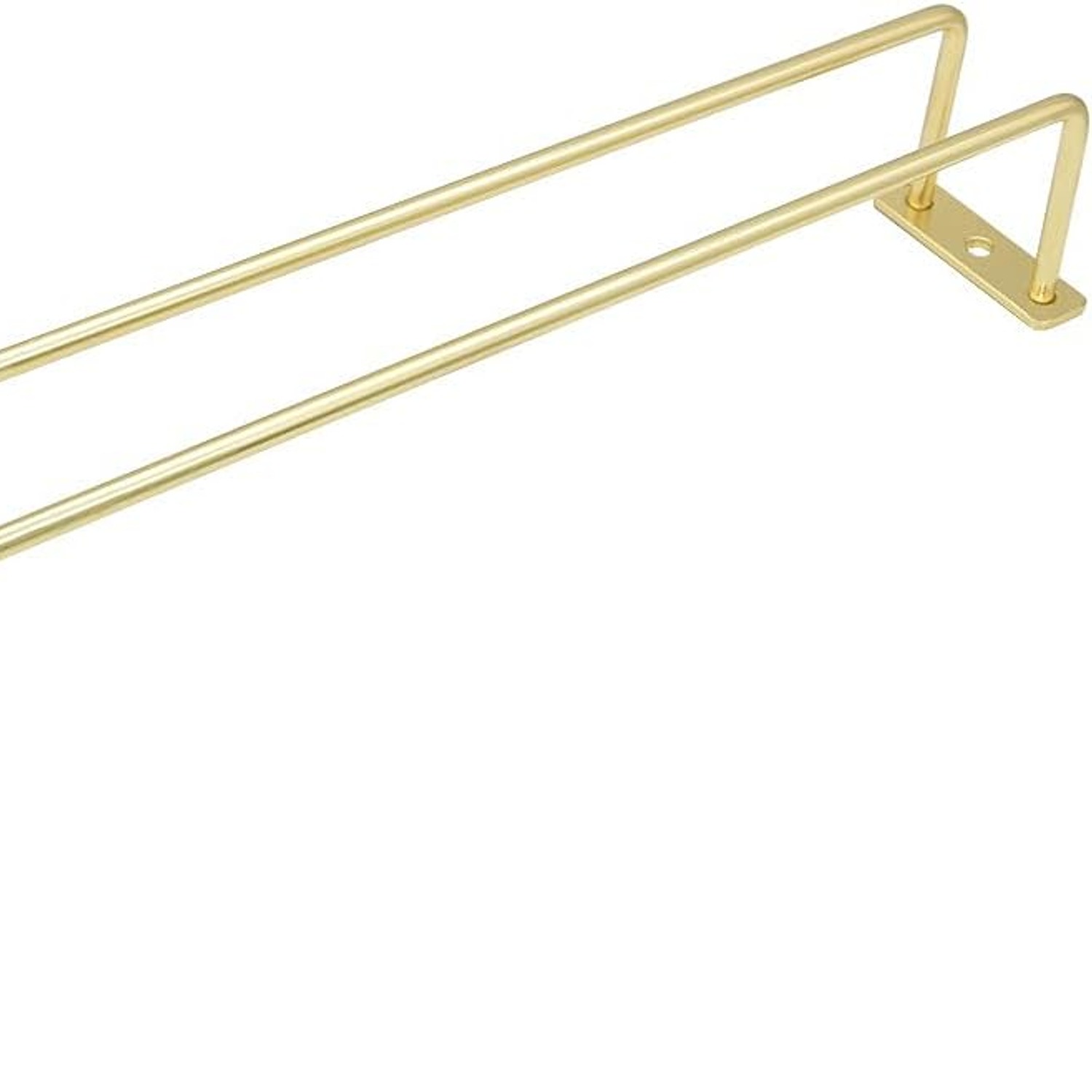 Gold Wine Glass Rack 30cm, Under-Cabinet Stemware Holder, 3 Pack: image 4