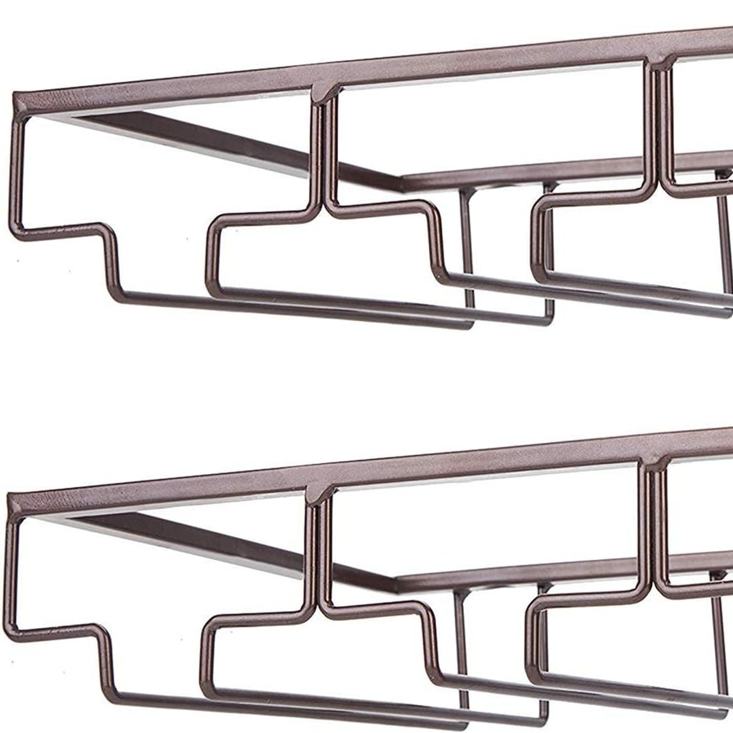 Under Cabinet Wine Glass Rack 2 Pack: image 9